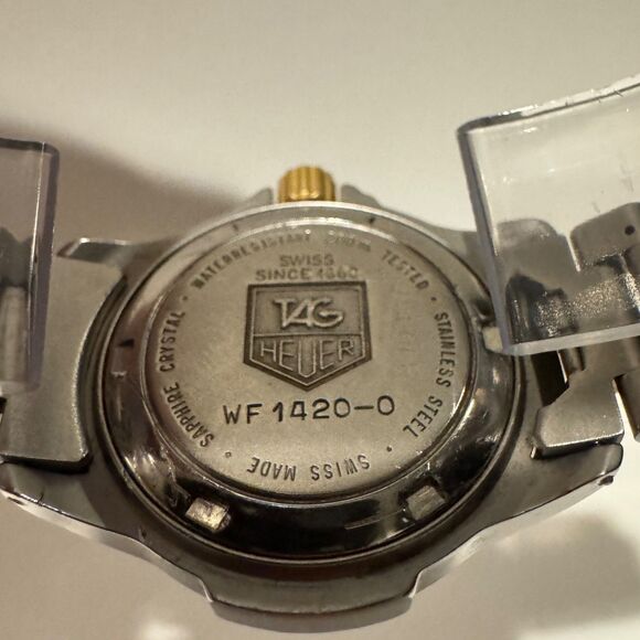 TAG Heuer 4000 Series Ladies 28mm Bi-Metal Watch Ref WF1420-0  SJHI8 6\